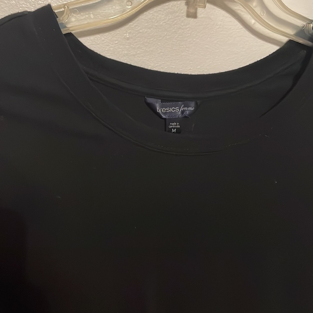Women’s Long Sleeve Black Shirt - Picture 2 of 3